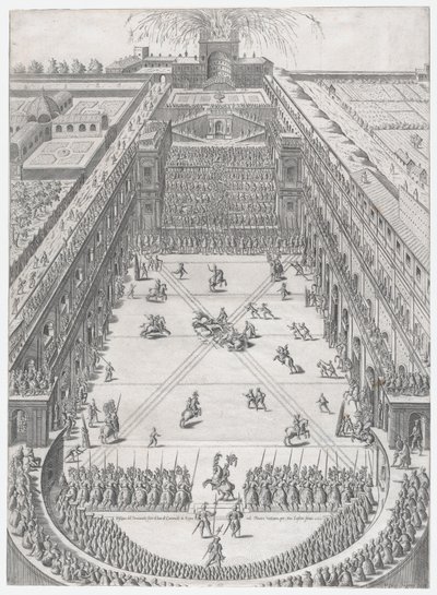 Speculum Romanae Magnificentiae: Matrimonio de Annibale Altemps y Ortensia Borromeo, Roma de Etienne Duperac
