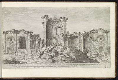 Termas de Constantino en Roma Edificios antiguos (título de la serie) I vestigi dell