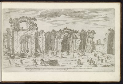 Termas de Diocleciano en Roma Edificios antiguos (título de la serie) I vestigi dell