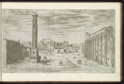 Columna de Antoninus Pius en Roma Edificios antiguos (título de la serie) I vestigi dell