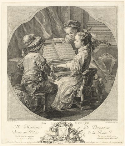 Alegoría de la música de Etienne Fessard