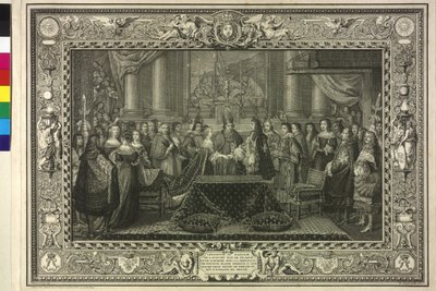 Boda del rey Luis XIV con María Teresa de Austria de Étienne Jeaurat