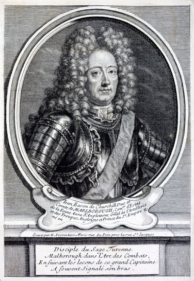John Churchill de Etienne Jehandier (after) Desrochers