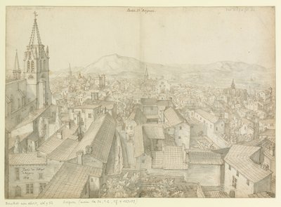Parte del Colegio  de Aviñón  1617 : Parte de Aviñón de Etienne Martellange