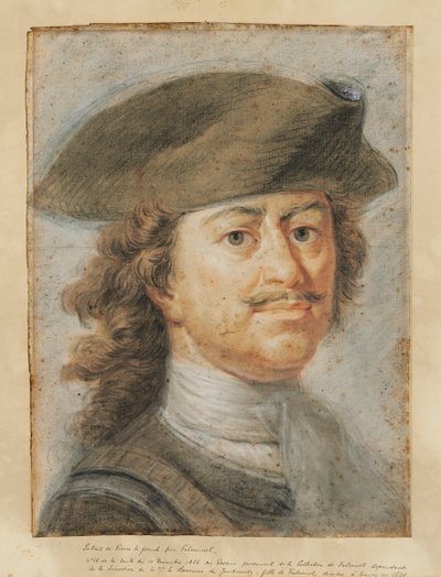 Retrato del Emperador Pedro I el Grande 1672-1725 de Etienne Maurice Falconet