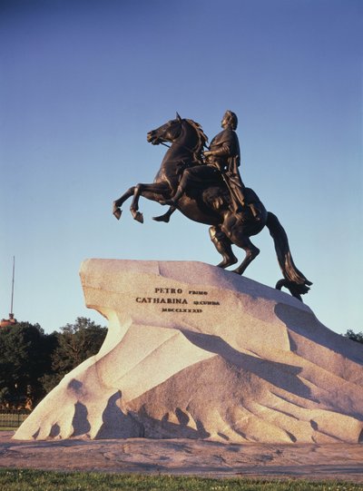 Estatua ecuestre de Pedro el Grande en San Petersburgo, 1766-1782 de Etienne Maurice Falconet