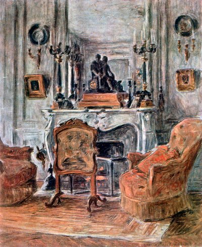 La Sala de Estar, 1900 de Etienne Moreau Nelaton