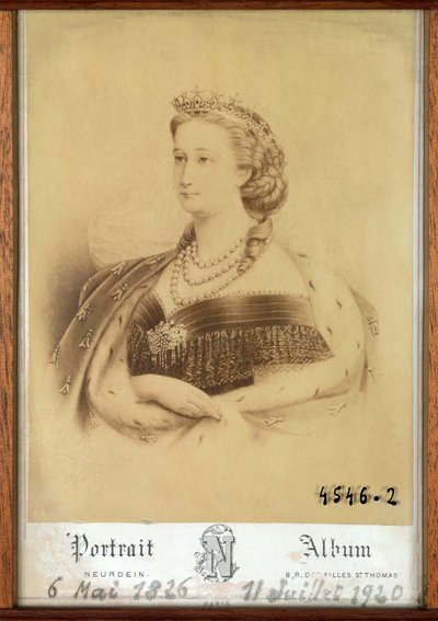 Retrato de la emperatriz Engenie de Etienne & Neurdein Louis Antonin (1846-p. 1915) Neurdein