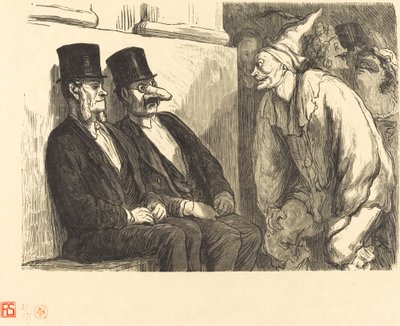 Baile de la Ópera: ¡Te diviertes demasiado! de Etienne after Honoré Daumier