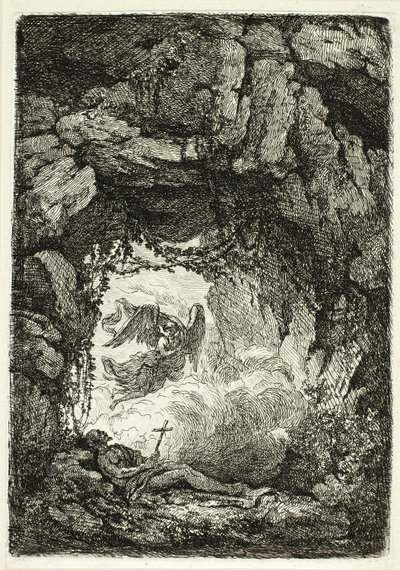La Muerte de San Jerónimo de Etienne de Lavallee Poussin
