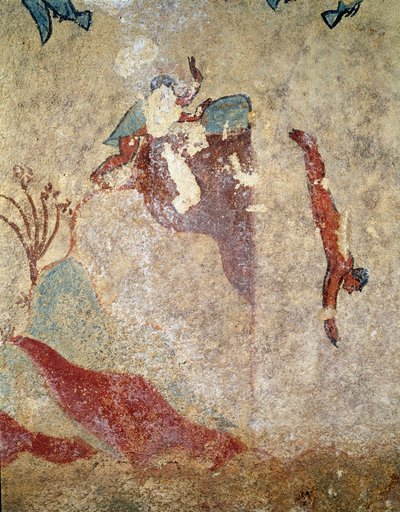 Un buceador (detalle) de Etruscan