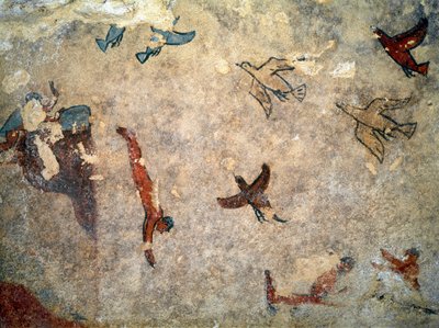 Un buceador (detalle) de Etruscan