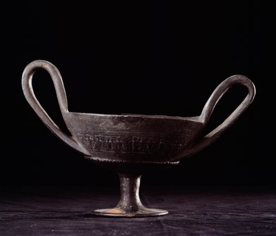 Civilización etrusca: kantharos de Etruscan