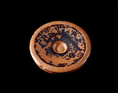 Civilización etrusca: fragmento de corte de terracota dedicado a la diosa Deméter 550-530 a.C. - De Gravisca, Italia de Etruscan