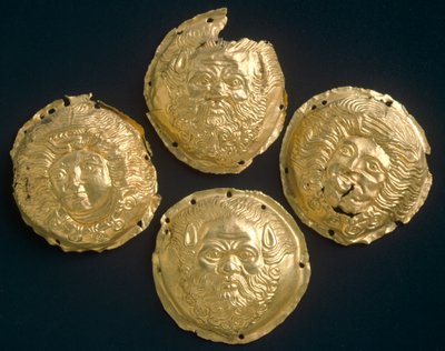Tachuelas de oro, de Todi (Umbría). Civilización etrusca, siglo IV a.C. de Etruscan