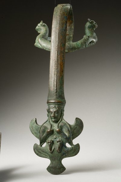 Mango, principios del siglo V a.C. (bronce) de Etruscan