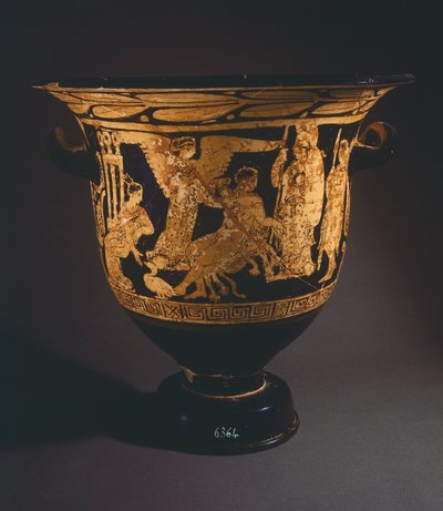 Crátera (gran jarrón) del Pintor de Nepi. Cerámica de figuras rojas de Corchiano (Lacio). Civilización etrusca, siglo IV a.C. de Etruscan