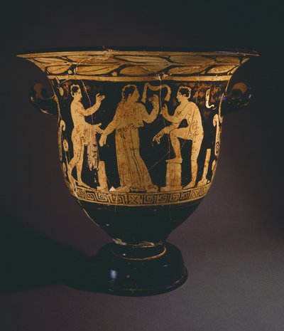 Crátera (gran vaso) por el Pintor de Nepi. Cerámica de figuras rojas de Corchiano (Lazio). Civilización etrusca, siglo IV a.C. de Etruscan