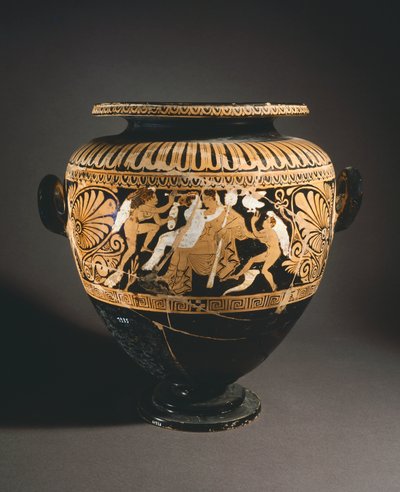 Stamnos (vasija para almacenar líquidos). Cerámica de figuras rojas de Porano (Umbría). Civilización etrusca, siglo IV a.C. de Etruscan