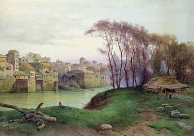 Vista de los Prati di Castello, Roma de Ettore Roesler Franz