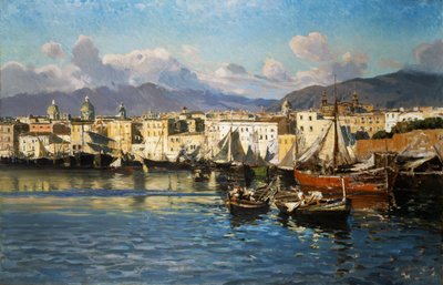 Viejo puerto de Palermo de Ettore de Maria Bergler