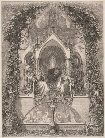 Briar Rose Dornröschen, 1836 de Eugen Napoleon Neureuther