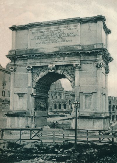 Arco de Tito, Roma, Italia, 1927 de Eugen Poppel