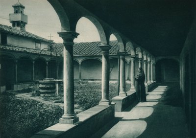 Claustros en un monasterio, Florencia, Italia, 1927 de Eugen Poppel
