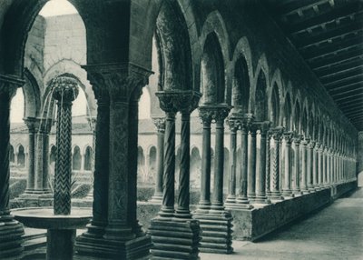 Claustros del Monasterio Benedictino, Monreale, Sicilia, Italia, 1927 de Eugen Poppel
