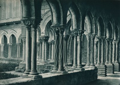 Claustros del Monasterio Benedictino, Monreale, Sicilia, Italia, 1927 de Eugen Poppel