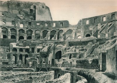 Interior del Coliseo, Roma, Italia, 1927 de Eugen Poppel