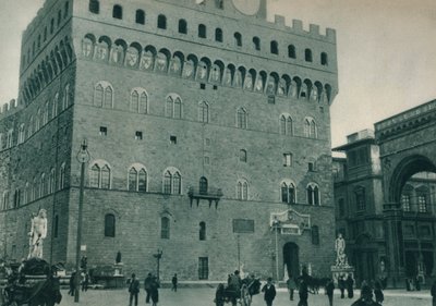 Palazzo Vecchio, Piazza della Signoria, Florencia, Italia de Eugen Poppel