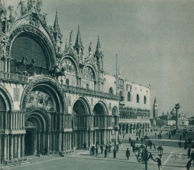 Basílica de San Marcos, Venecia, Italia, 1927 de Eugen Poppel