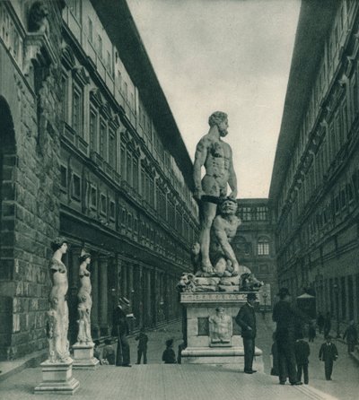 Galería Uffizi, Florencia, Italia, 1927 de Eugen Poppel