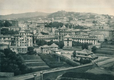 Vista de Génova, Italia, 1927 de Eugen Poppel