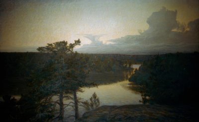 Aclarando después de la lluvia de Eugen Prinz von Schweden