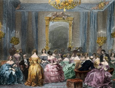 Sala de estar de clase alta de Eugene Louis Lami