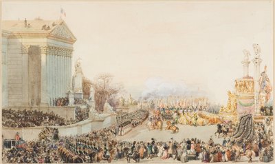 El traslado de las cenizas de Napoleón: 15 de diciembre de Eugene Louis Lami