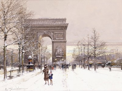 El Arco de Triunfo de Eugene Galien Laloue