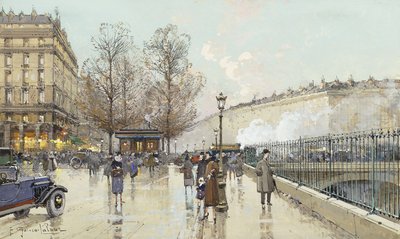 El Boulevard Pereire, París de Eugene Galien Laloue