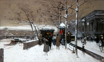 Quai de Seine de Eugene Galien Laloue