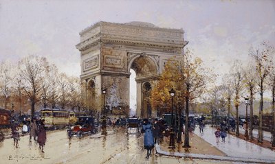 El Arco de Triunfo, París de Eugene Galien Laloue