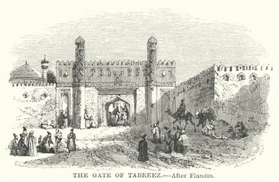 La Puerta de Tabreez de Eugene (after) Flandin