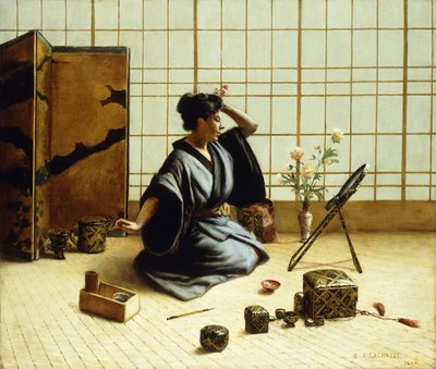 La chica geisha, 1890 de Eugene Armand Lachaise
