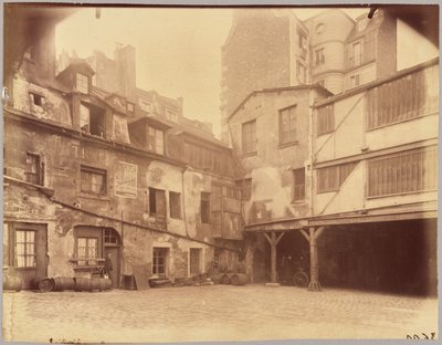 Posada del Caballo Blanco, rue Mazet 5 de Eugène Atget