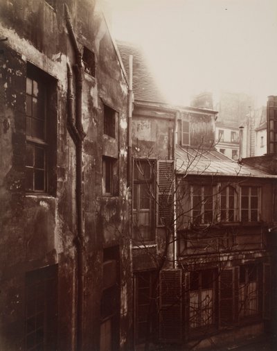 Patio en Ruan de Eugène Atget