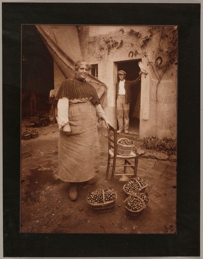 Mujer de Verrières de Eugène Atget