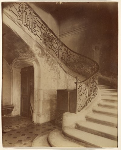 Hotel de la Brinvilliers, el envenenador, Rue Charles V 12 de Eugène Atget