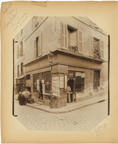 Página del álbum "Documentos para la historia del viejo París", c.1910 de Eugène Atget