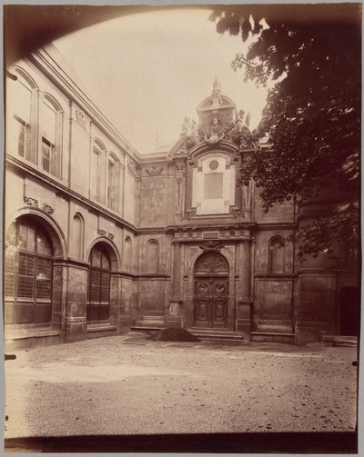 [Pequeño Luxemburgo, puerta del oratorio de María de Médicis] de Eugène Atget
